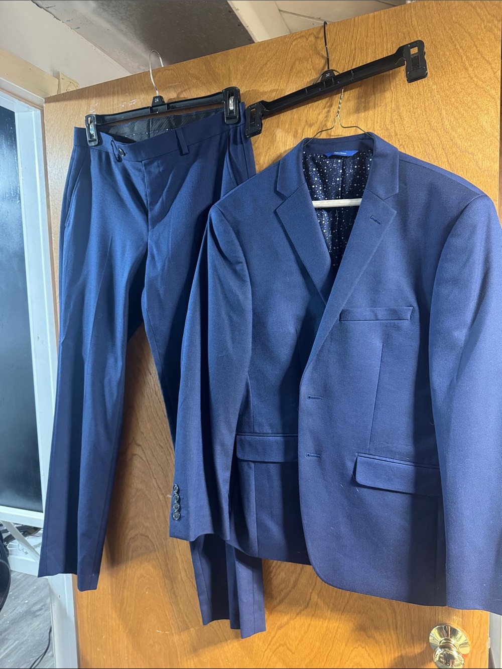 Men's Navy Two-Piece Suit Jacket & Pants